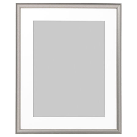 Gri çerçeve, lame, 40x50 cm