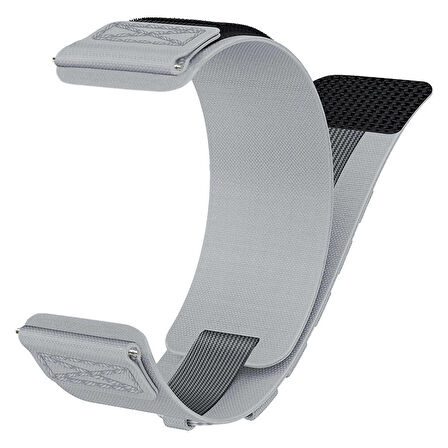 Xiaomi Amazfit Pace Uyumlu Orbital Örgülü Halat Tasarımlı Naylon Kumaş Hasır Kordon