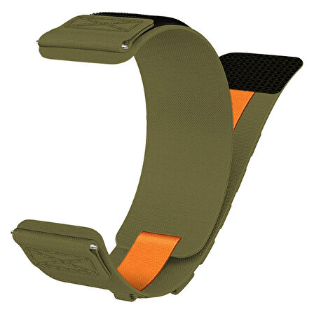 Xiaomi Amazfit Pace Uyumlu Orbital Örgülü Halat Tasarımlı Naylon Kumaş Hasır Kordon