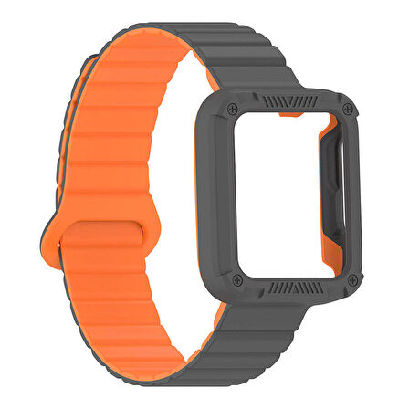 Xiaomi Redmi Watch 1 ile Uyumlu Silikon Kordon Strap Kayış