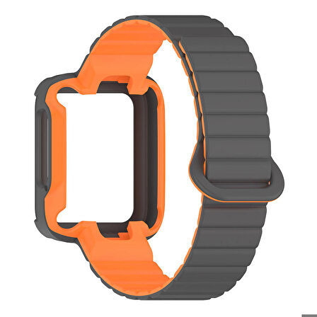 Xiaomi Redmi Watch 1 ile Uyumlu Silikon Kordon Strap Kayış