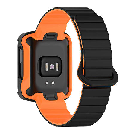 Xiaomi Redmi Watch 1 ile Uyumlu Silikon Kordon Strap Kayış