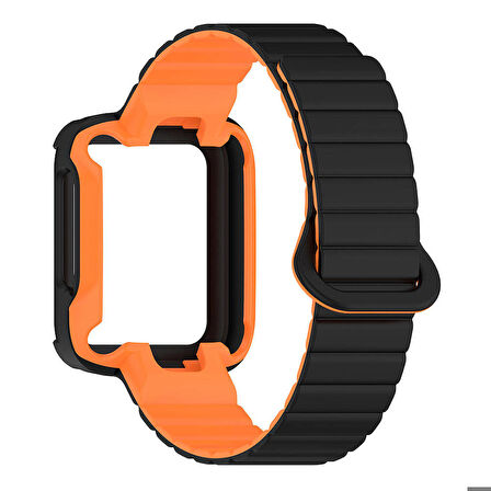 Xiaomi Redmi Watch 1 ile Uyumlu Silikon Kordon Strap Kayış
