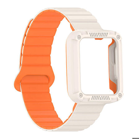 Xiaomi Redmi Watch 1 ile Uyumlu Silikon Kordon Strap Kayış