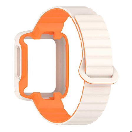 Xiaomi Redmi Watch 1 ile Uyumlu Silikon Kordon Strap Kayış