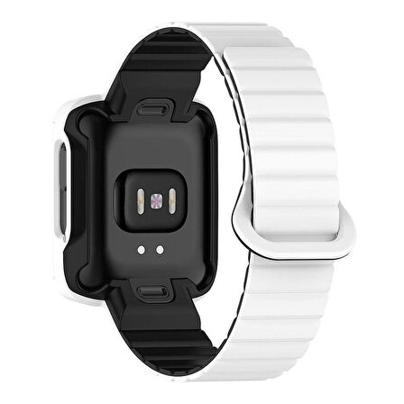 Xiaomi Redmi Watch 1 ile Uyumlu Silikon Kordon Strap Kayış