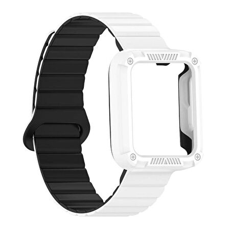 Xiaomi Redmi Watch 1 ile Uyumlu Silikon Kordon Strap Kayış