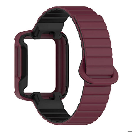 Xiaomi Redmi Watch 2 ile Uyumlu Silikon Kordon Strap Kayış