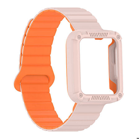 Xiaomi Redmi Watch 2 ile Uyumlu Silikon Kordon Strap Kayış