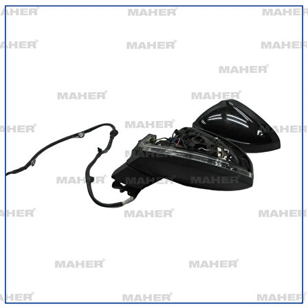 AYNA DIŞ DİKİZ A3 SEDAN 2013 ELEKTRİKLİ,ISITMALI, SİNYALLİ ASTARLI, KATLANIR, HAFIZALI SOL 855857409F9B9