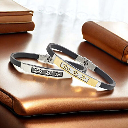  FM Galaksi Yıldızlar Desenli Çelik Bileklik 3183SCB021 