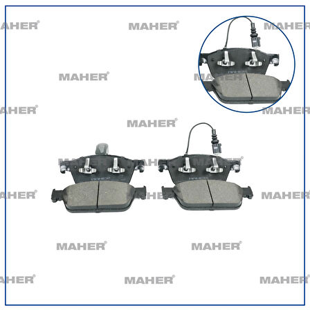 FREN BALATA TRANSPORTER T6 2009 CFCA 2.0 TDI 180 HP FİŞLİ ÖN ECO 7E0698151