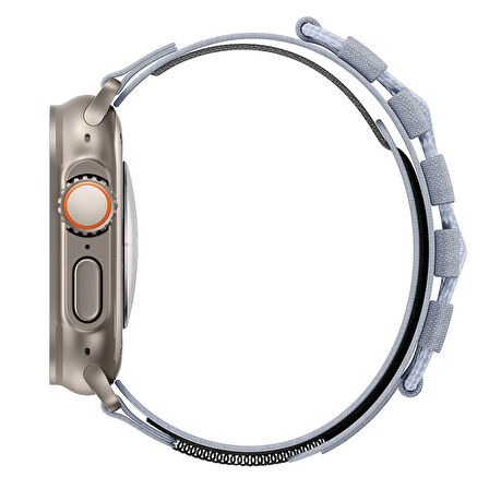Apple Watch Seri 1/2/3 42mm Uyumlu Örgü İşlemeli Sportif Kordon