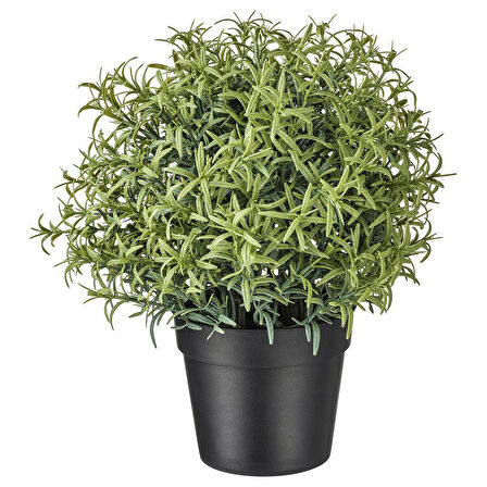 Yapay bitki, yeşil, 9 cm, biberiye