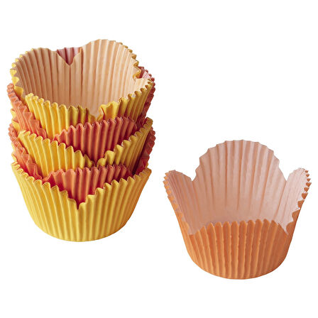 Muffin kağıdı, çok renkli, 65 adet
