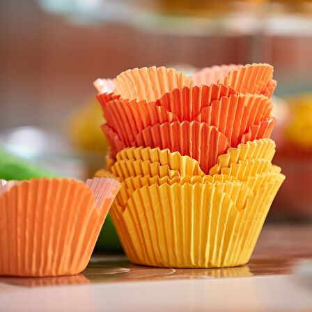 Muffin kağıdı, çok renkli, 65 adet