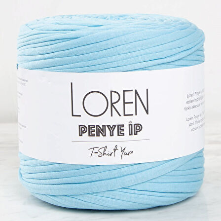 Loren Penye Kumaş El Örgü İpi Turkuaz - 51 - 33477