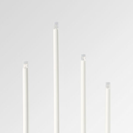 LED'li şamdan, beyaz, 20x29 cm