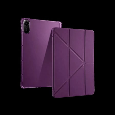 Xiaomi Redmi Pad 2 Kalemlikli Mars Tablet Kılıfı - Mürdüm