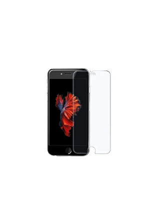 Iphone 6G Plus Uyumlu Ekran Koruyucu Kırılmaz Cam Extra İnce + Silikon Kılıf 2'li Paket