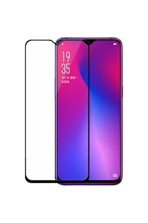 Oppo A5 2020 Kırılmaz Cam Tam Kaplayan Ekran Koruyucu Extra İnce + Silikon Kılıf 2'li Paket