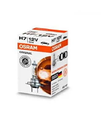 12V STANDART H7 AMPUL 55W ALMAN MALI