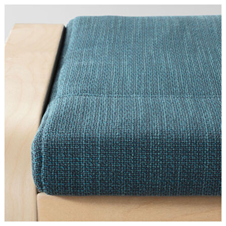 Ayak uzatma taburesi, hillared koyu mavi-huş