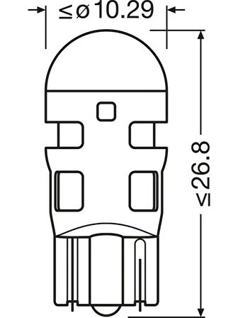 LED AMPUL 12 V W5W