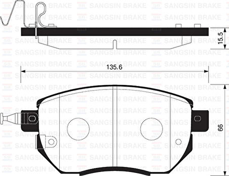 ÖN FREN BALATA NISSAN MURANO 3.5L VQ35 Z50 2003-2008 / INFINITI FX35 FX45 02- 41060CG00J 41060CG091 WVA23834