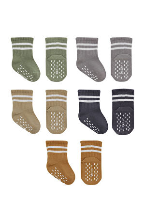 Bistyle 5'Li Penye Kaymaz Çember Soket Çorap 10122 Bej