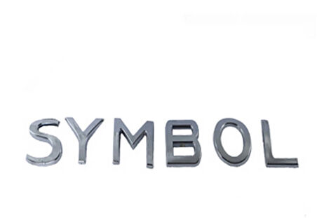 ARKA BAGAJ YAZISI SYMBOL SYMBOL 8200867304 (10 ADET)