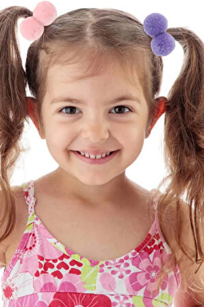 Ponponlu Lastik Toka Seti 4 Adet