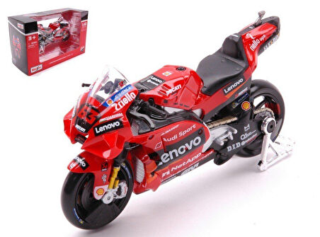 Maisto 1:18 Ducati Desmosedici GP 2021 / 43 Jack Miller / 63 Francesco Bagnaia