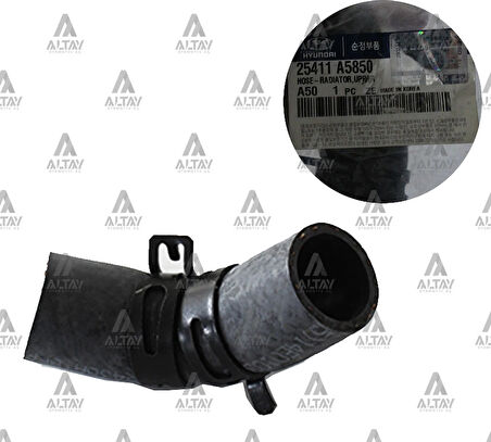 HORTUM RADYATÖR ÜST I-30 2012-2016 KISA BENZİNLİ 25411 A5850