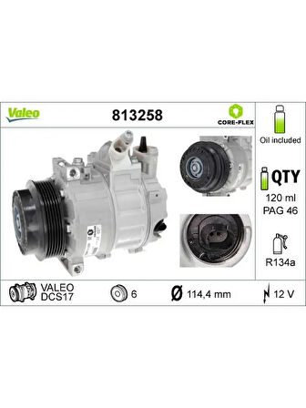 KLIMA KOMPRESORU W204 0714 S204 0714 C204 11 W212 0915 C207 0916