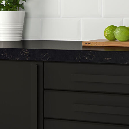 Kulp, antrasit, 300 mm, 2 adet