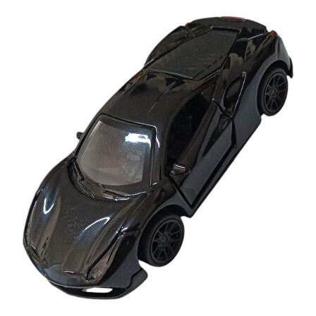 Çek Bırak Metal Araba - 4311B - Siyah