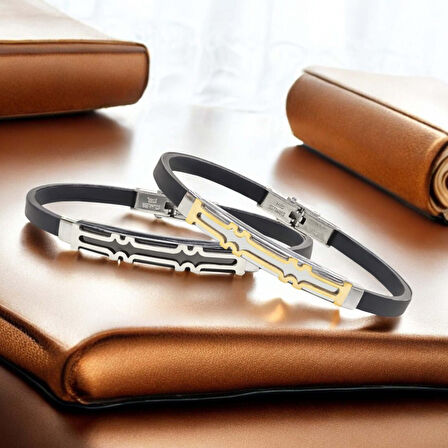  FM Desenli Çelik Bileklik 3183SCB008 