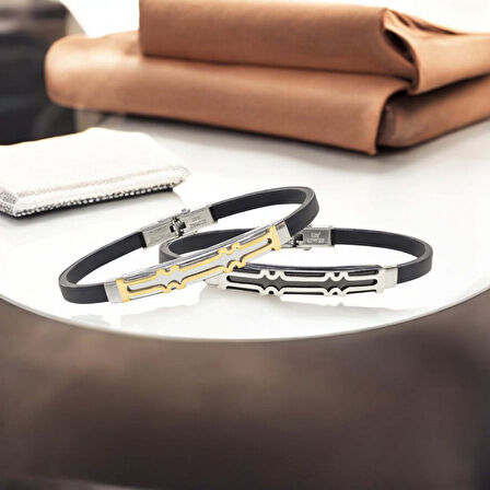  FM Desenli Çelik Bileklik 3183SCB008 