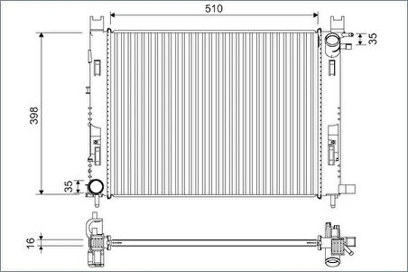 MOTOR SU RADYATORU CAPTUR 1 2012 CLIO 4 2012 DOKKER 2012 SYMBOL 3 2014 SANDERO 2 2012 0.9 TCE 1.2 TCE 1.5 DCI 1.6 506X414X18 214107326R 214100055R