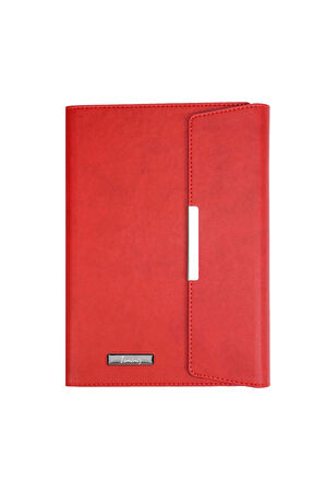 Mıknatıslı Kırmızı Defter