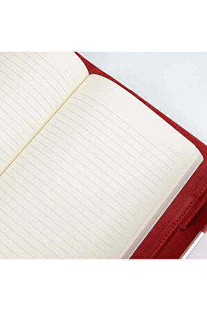 Mıknatıslı Kırmızı Defter