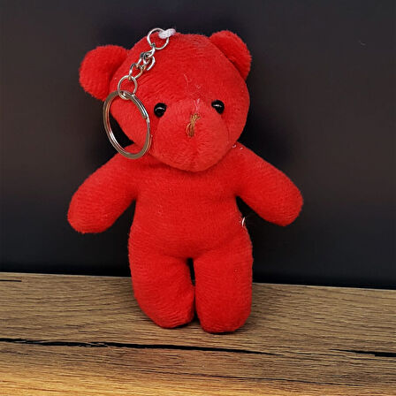 Kırmızı Hediyelik Kese İçinde Ayıcık 