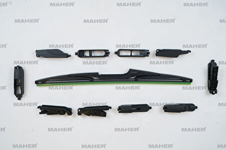 SİLECEK SÜPÜRGESİ PLASTİK TİP 10 APARATLI 14 ARKA (350MM) 30012