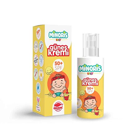 Minoris Baby Organik Güneş Kremi 50 Spf 150ml 