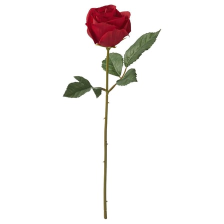 Yapay Çiçek, Kırmızı, 40 cm, Yıldız Çiçeği, İç/Dış Mekan