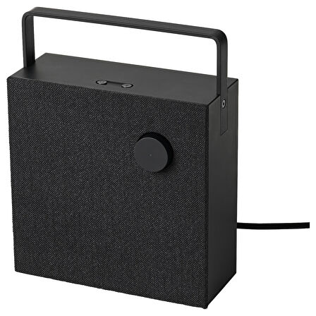 Bluetooth hoparlör, siyah, 20x20 cm