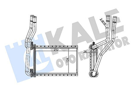 KALORİFER RADYATÖRÜ SUZUKI SX4 1.6L M16A RW415 05- 1.6L D16AA AKK416D 14- / SWIFT 1.3L 1.5L M13A M 15A RS413 RS415 MACAR 05- 1.2L K12B AZG412 12- / FIAT SEDICI 06- - ALEMİNYUM 71743143 71768657