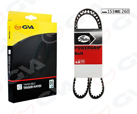 TRİGER KAYIŞI 153X260 FORD MEGANE-LAGUNA 1.8 GD153H9.5P2602 7700107261 7700100670