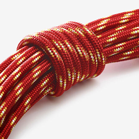 Tırmanış ve Dağcılık Yardımcı İp - 5 mm X 6 m - Kırmızı